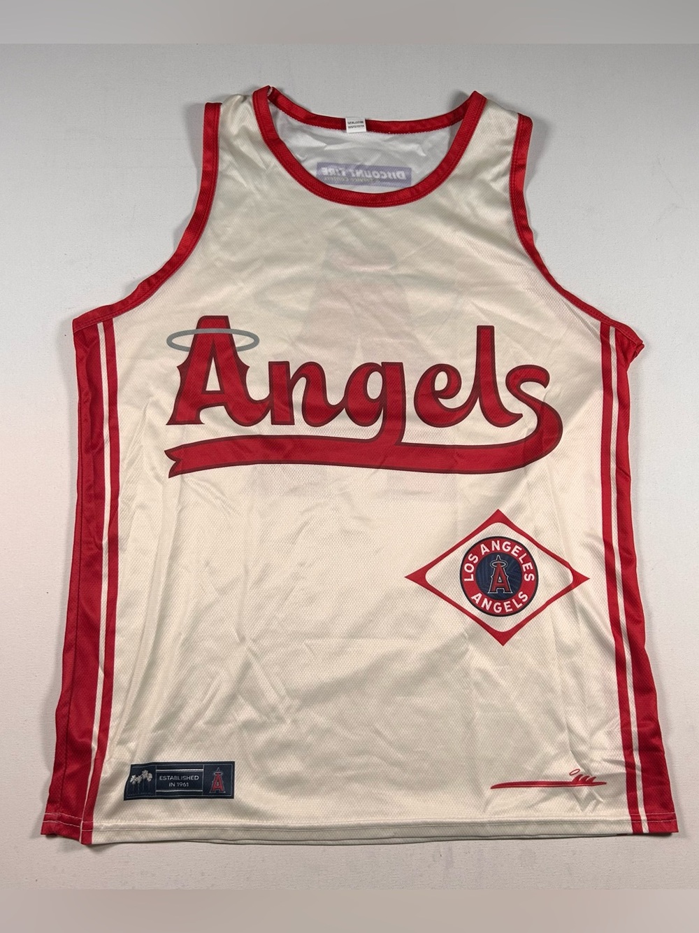 Los Angeles Angels City Connect Promo Tank Top Jersey Giveaway 6/20/2025 XL